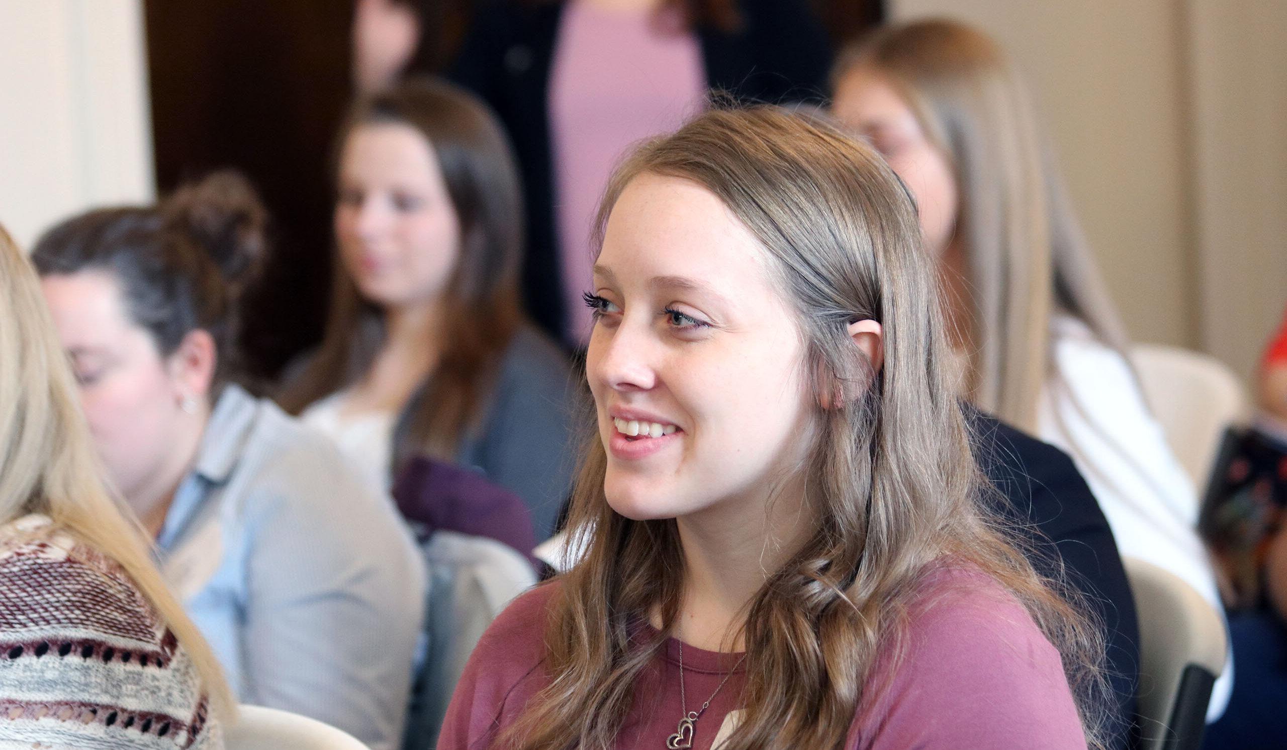 Students listening in Behavioral Sciences class